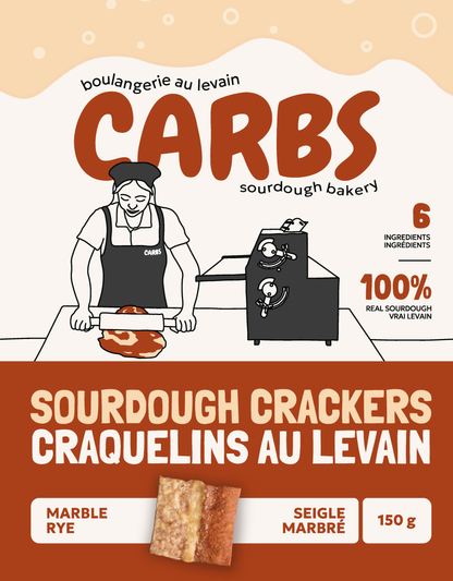 Carbs Sourdough Marble Rye Packaging Canada