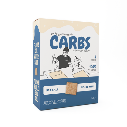Craquelins au Levain (Sel de Mer) - 150 g