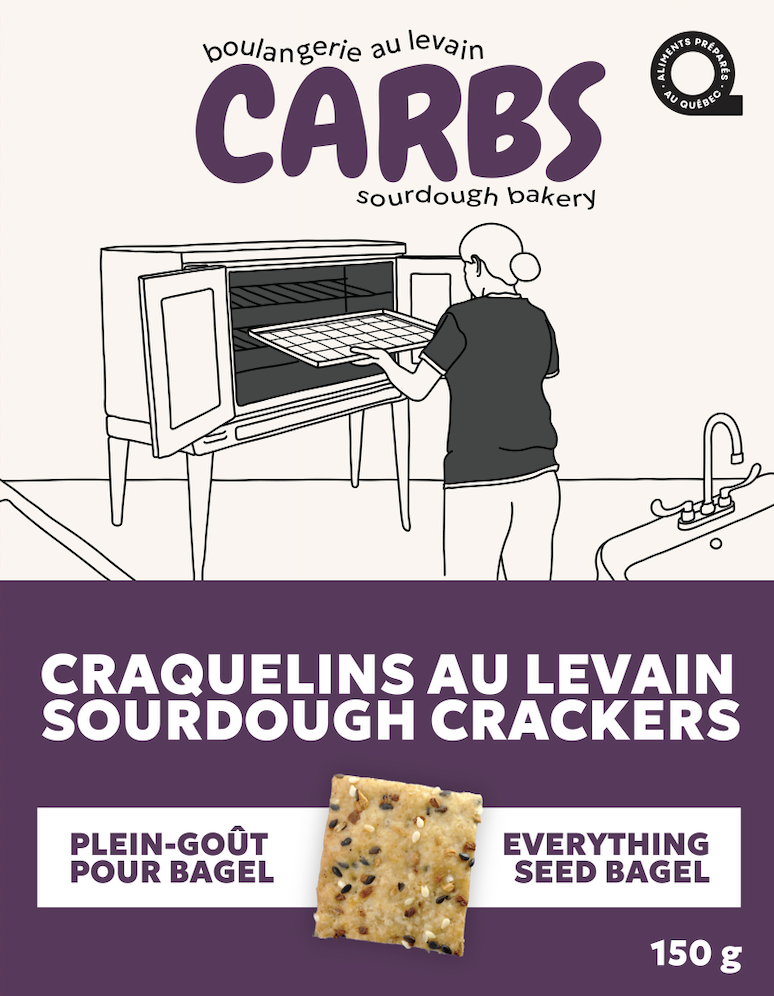 CASE OF SOURDOUGH CRACKERS (12 x 150g)